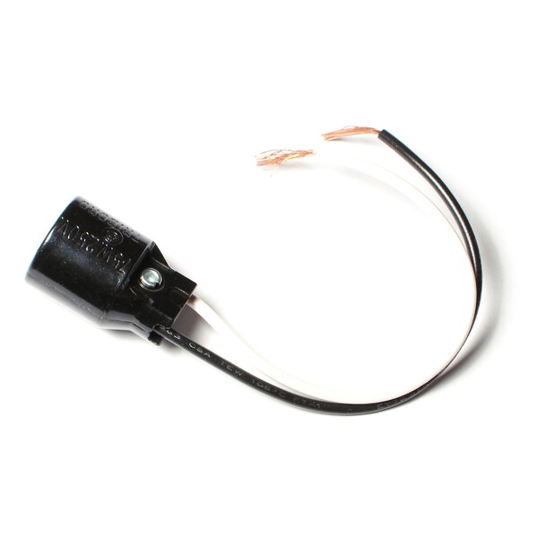 Midwest Fastener Intermediate Base Heat Resistant Plastic Electrical Sockets 5PK 67065 - main